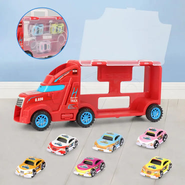 Hot Wheel Heavy Truck Tack Trailer Combination Die Cast | Truck Toy For Kids